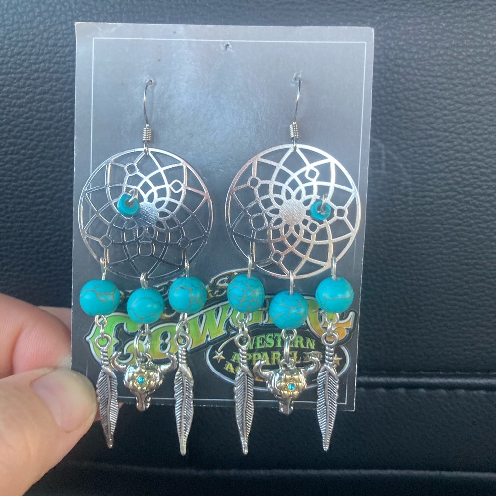 ‼️SOLD‼️‼️Dreamcatcher earrings
